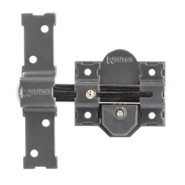 Wolfpack b-7 Cerrojo con llave, pulsador y pasador de acero de 143 mm