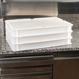 CAMBRO - DB6040C-148 - Tapa de polipropileno para caja de pizza - 60 x 40 cm - (Caja no incluida) Blanco