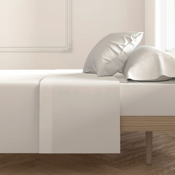 Sábana Encimera Hosteline Mixcolors Blanco Cama de 120