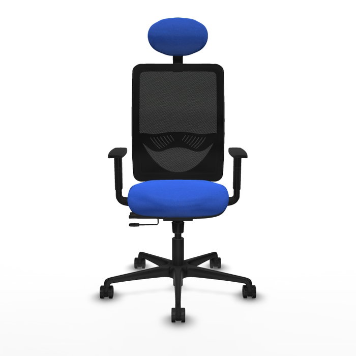 PIQUERAS Y CRESPO Silla de oficina Zulema Azul con mecanismo Sincro/Traslack PIQUERAS Y CRESPO Silla de oficina Zulema Azul con mecanismo Sincro/Traslack