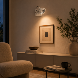 Ideal Lux Lámpara de Techo Glim con Bombilla