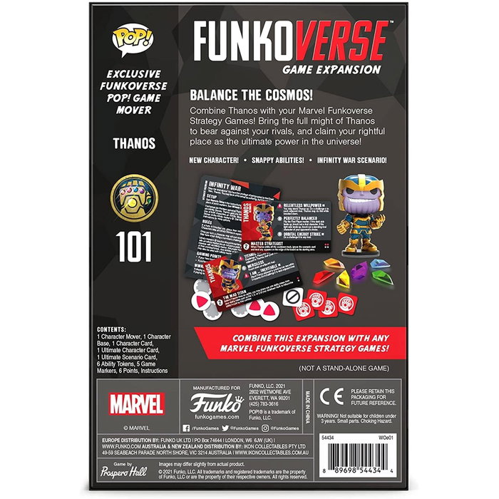 Funko Juego Mesa Funkoverse Expansion Marvel Edicion 101 Thanos (Español) - 57515