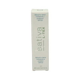 SATIVA L-Tex Bálsamo Labial Hidratante y Protector con Alta Protección Solar 15ml