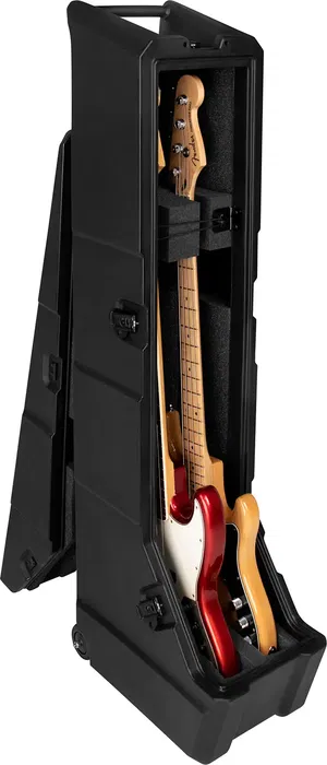 Gator GTR Estuche Mini Vault Para 2 Bajos Eléctricos con Ruedas