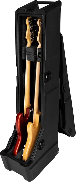 Gator GTR Estuche Mini Vault Para 2 Bajos Eléctricos con Ruedas