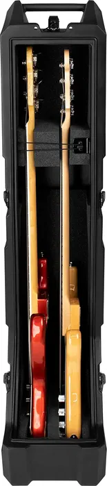 Gator GTR Estuche Mini Vault Para 2 Bajos Eléctricos con Ruedas