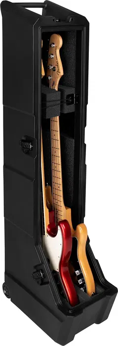 Gator GTR Estuche Mini Vault Para 2 Bajos Eléctricos con Ruedas