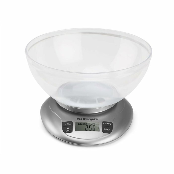 Orbegozo Báscula de Cocina Electrónica PC 2017 A Plata