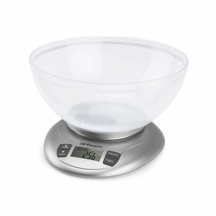 Orbegozo Báscula de Cocina Electrónica PC 2017 A Plata