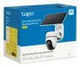 TP-Link Tapo TC90 Kit - Cámara de Seguridad Exterior Bombilla WiFi Inalámbrica, Alimentación Solar, IP65, 3MP (2304x1296), Visión Nocturna, Color Blanco