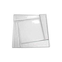 Plato Zoom 26x26 (Set de 6) Transparente