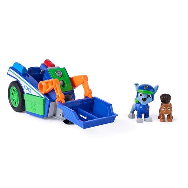 Spin Master Vehículo de Rescate Paw Patrol - Surtido Aleatorio (Rescue Cruiser con Figuras de Chase y Mapache), 20x24x8 cm