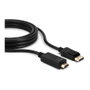 Lindy Cable DisplayPort a HDMI 10.2G 5m Negro
