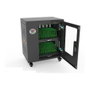 GoodConnections ANTARES T20 Tablet-Ladewagen con desinfección UVC Negro