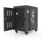 GoodConnections ANTARES T20 Tablet-Ladewagen con desinfección UVC Negro