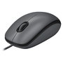 Logitech M100 Ratón Óptico USB Negro