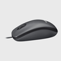 Logitech M100 Ratón Óptico USB Negro