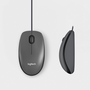 Logitech M100 Ratón Óptico USB Negro