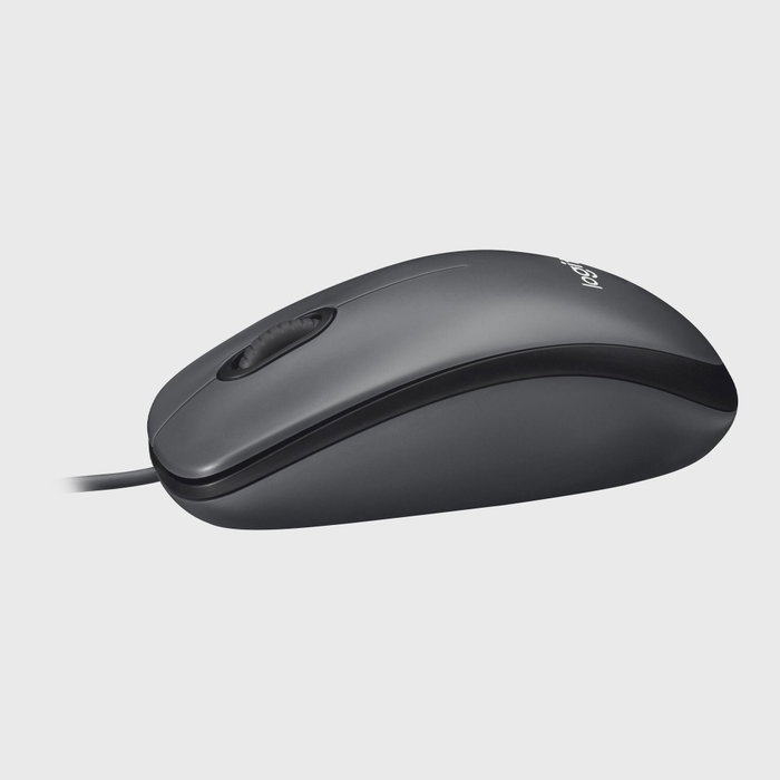 Logitech M100 Ratón Óptico USB Negro