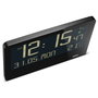 Braun BC 14 Reloj de pared digital negro con control por radio
