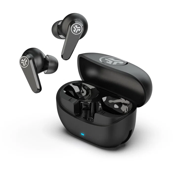 JLab Go Pods ANC Auriculares True Wireless Stereo (TWS) Bluetooth 5.4 con Reducción de Ruido Híbrida, Llamadas/Música, IP55, Estuche de Carga, Autonomía Hasta 26h, Color Negro JLab Go Pods ANC Auriculares True Wireless Stereo (TWS) Bluetooth 5.4 con Reducción de Ruido Híbrida, Llamadas/Música, IP55, Estuche de Carga, Autonomía Hasta 26h, Color Negro