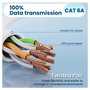 Extralink Patchcord LAN Cat.6A U/FTP 2m Blanco
