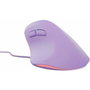 Natec Crake 2 Pro Ratón Vertical Púrpura 12800 DPI