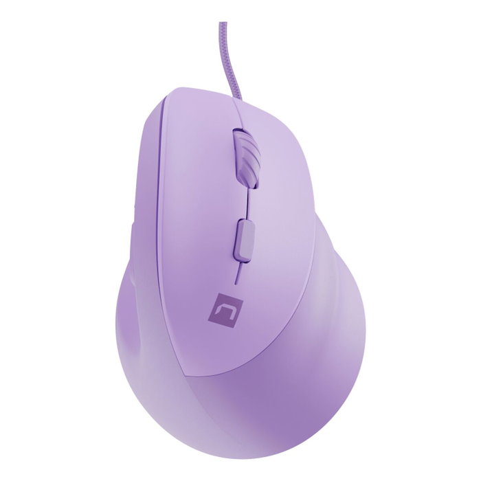 Natec Crake 2 Pro Ratón Vertical Púrpura 12800 DPI