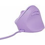 Natec Crake 2 Pro Ratón Vertical Púrpura 12800 DPI