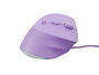 Natec Crake 2 Pro Ratón Vertical Cableado Óptico 12800 DPI 6 Botones Púrpura