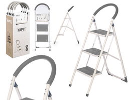 Kipit Escalera Metal 3 Escalones Gris 117x38x7 cm (Set de 4)