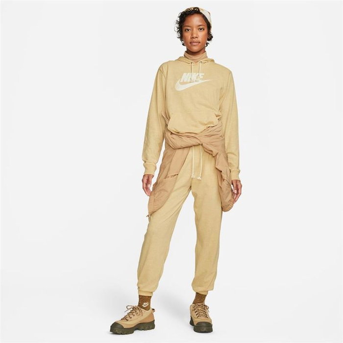 Sudadera con Capucha Mujer Nike Vintage Beige
