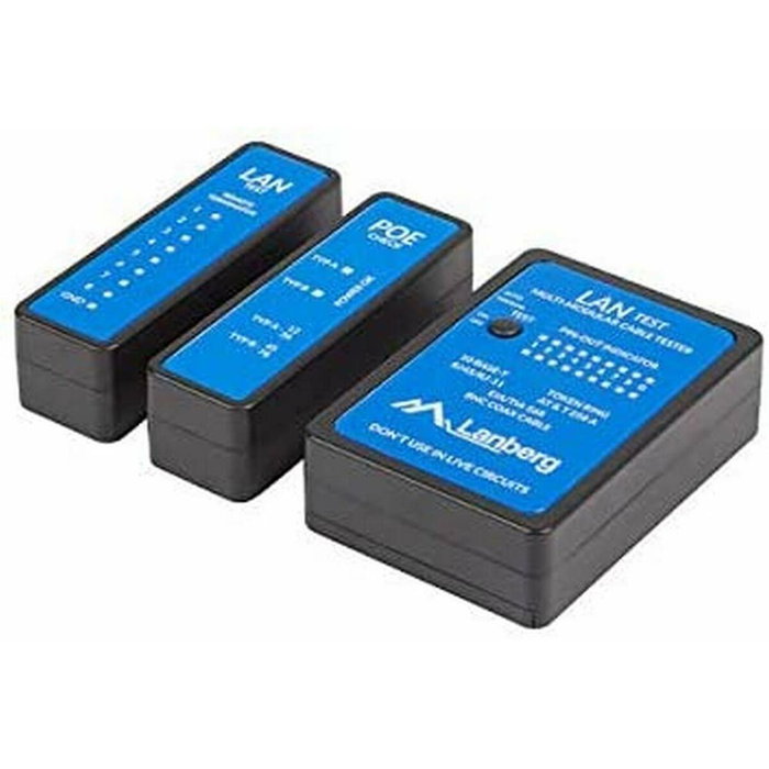 Lanberg NT-0404 Comprobador de cables de red y alimentación PoE