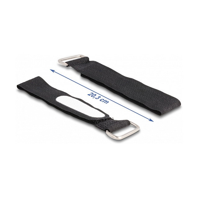 DeLOCK Bridas autoadherentes con lazo y campo de etiquetado Negro 203 x 20 mm (5 unidades) DeLOCK Bridas autoadherentes con lazo y campo de etiquetado Negro 203 x 20 mm (5 unidades)