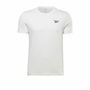 Camiseta de Manga Corta Hombre Reebok Identity Left Chest Logo Blanco