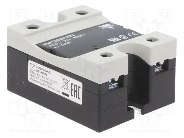 CARLO GAVAZZI RM1E60AA25 Relé de semiconductor 1-fásico 4÷20mA 25A 410÷660VAC