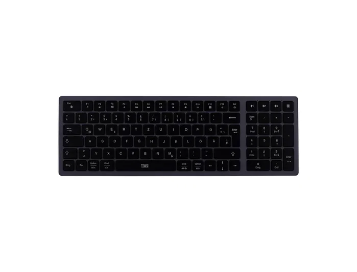 TNB iClick Teclado Bluetooth Recargable Ultradelgado Gris