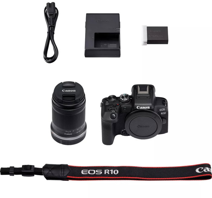 Canon EOS R10 con lente RF-S 18-150mm IS STM, Negro
