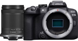 Canon EOS R10 con objetivo RF-S 18-150mm F3.5-6.3 IS STM, 24.2 MP, Negro