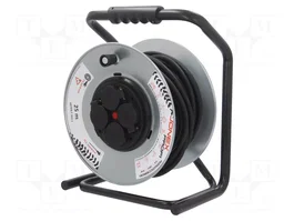 JONEX Prolongador de alimentación H07RN-F 3G2,5mm2 25m negro