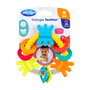 Playgro Mordedor Triangular 4184209 con Paletas Giratorias y Cuentas Sonoras, 3 Meses+