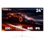 Nilox NXM24FHD2001 - Monitor Gaming 24" IPS Full HD 200Hz 1ms, Blanco, con HDMI y DisplayPort, Montaje VESA 75x75