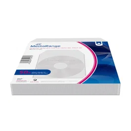 Mediarange BOX64 Funda para Discos Ópticos Gris, 50 Unidades