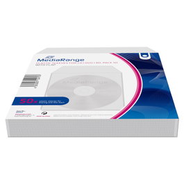 Mediarange BOX64 Funda para 1 Disco, Gris, Pack de 50 unidades