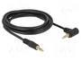 DeLOCK 83758 Cable de audio 3,5 mm con conector en ángulo de 3 m