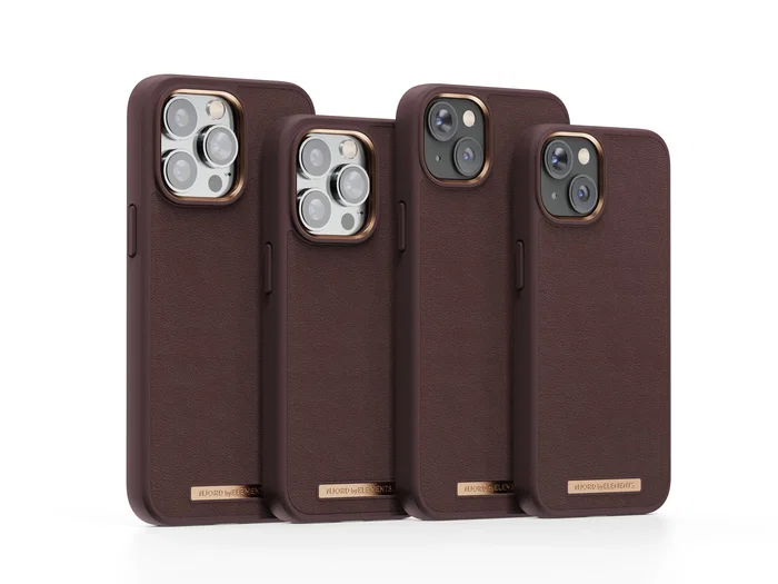 Njord Funda MagSafe para iPhone 14 en Piel Marrón Oscuro Njord Funda MagSafe para iPhone 14 en Piel Marrón Oscuro