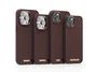 Njord Funda MagSafe para iPhone 14 en Piel Marrón Oscuro