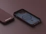 Njord Funda MagSafe para iPhone 14 en Piel Marrón Oscuro