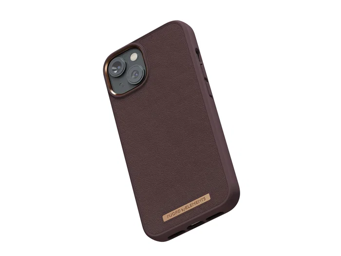 Njord Funda MagSafe para iPhone 14 en Piel Marrón Oscuro Njord Funda MagSafe para iPhone 14 en Piel Marrón Oscuro