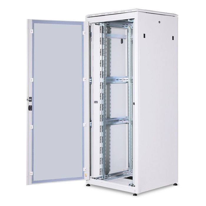 Digitus Armario de Red Unique 42HE Rack Independiente 42U 800x800 mm Gris, Capacidad 800 kg